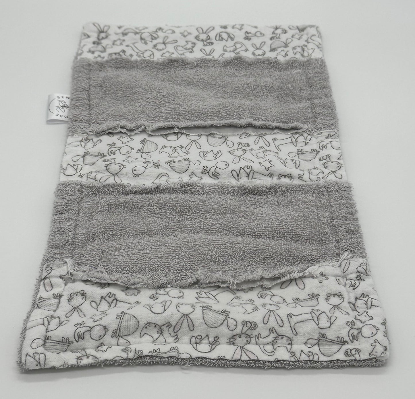 Burp Cloth: Flannel Terry Cloth Rag