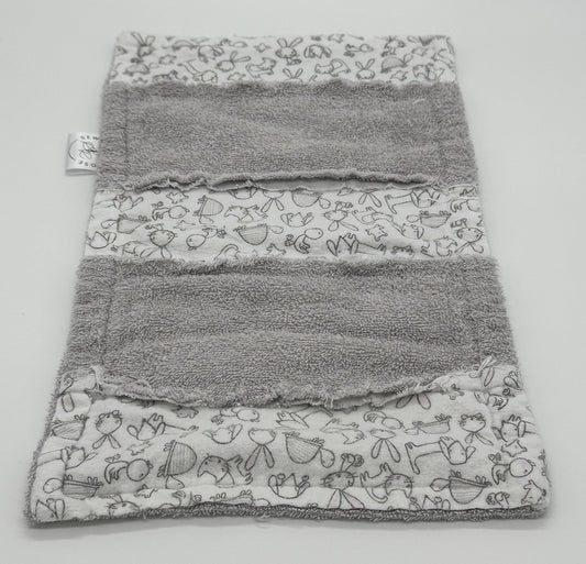 Burp Cloth: Flannel Terry Cloth Rag