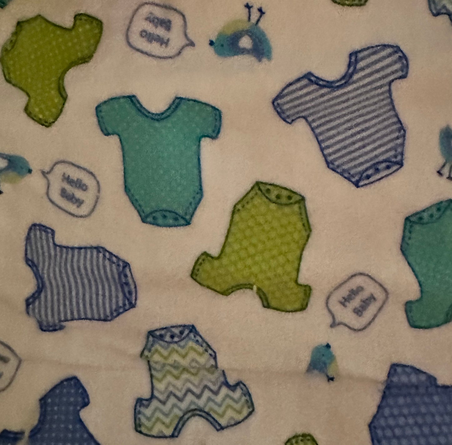 Burp Cloth: Flannel Chenille