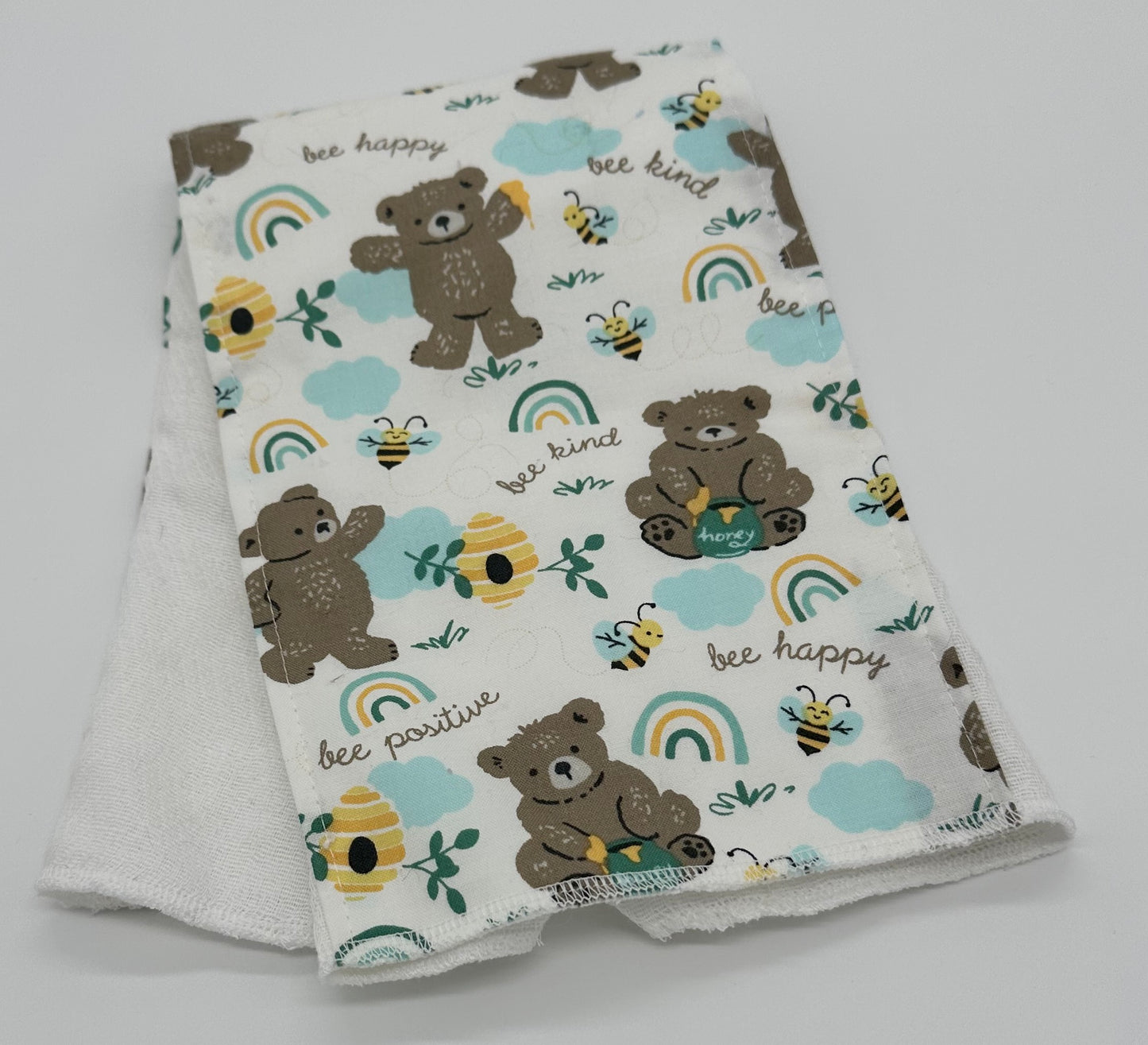 Burp Cloth: Prefolded Diaper with Cotton Fabric