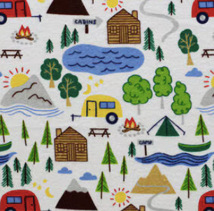 Burp Cloth: Flannel Chenille